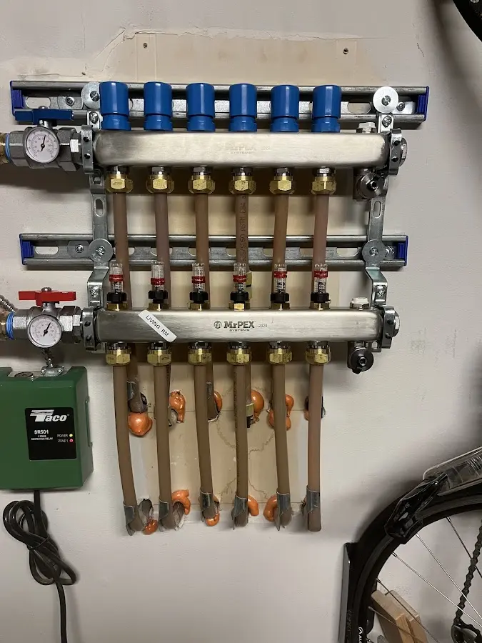 Plumber performing Gas Leak Detection at a residential property in Woodfield